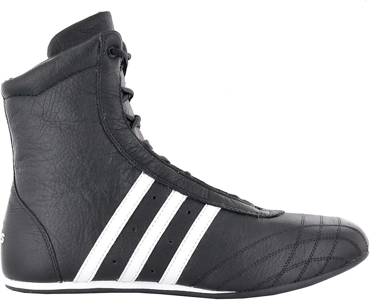 Кроссовки Adidas Prajna High 382158 унисекс из кожи - черные - размер 38