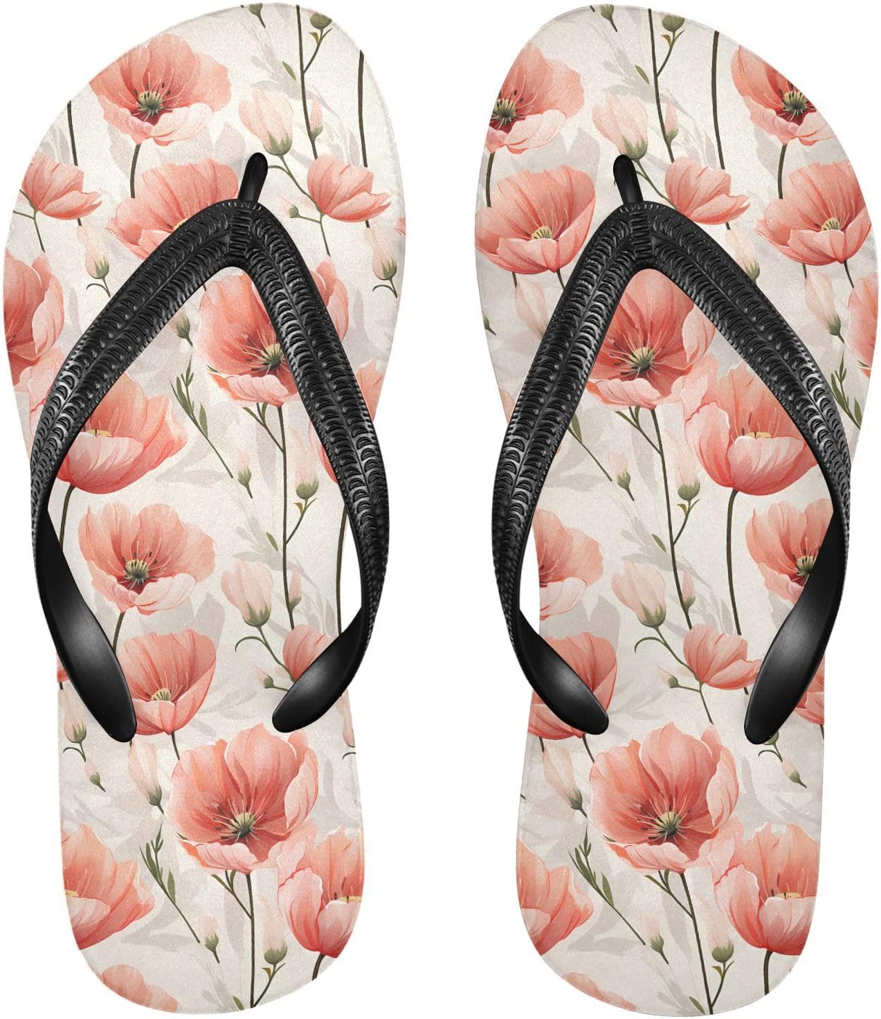 

Шлепанцы MNSRUU для женщин и мужчин, с мультяшным кроликом, женские шлепанцы, мужские сандалии, тапочки для душа, летние нескользящие шлепанцы для плавания, пляжа и ванной комнаты, размер XS, Poppy a 0022