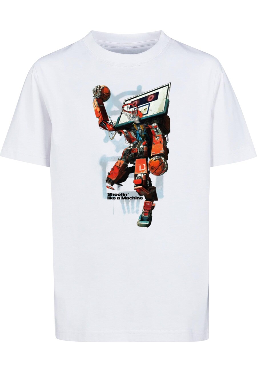 

Рубашка Mister Tee Ballin Robot, белый
