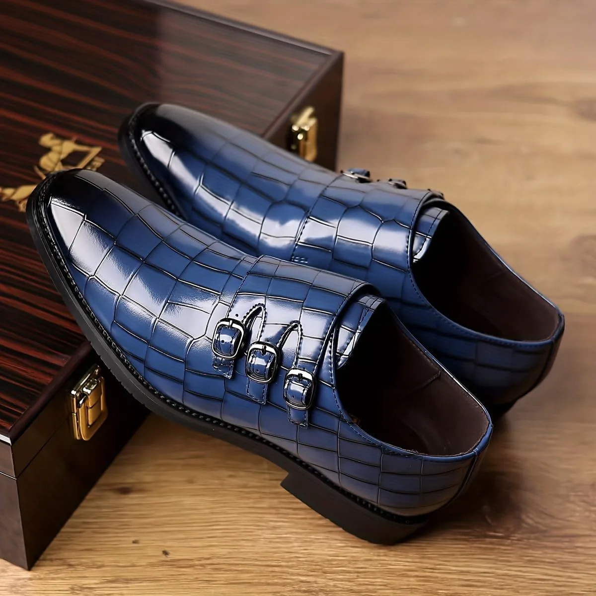 Men‘s Business Casual Shoes for Office, Daily Wear & Semi-Formal Occasions Hhhchpm, черный — фото 4