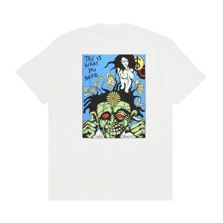 Футболка Supreme Fuckin Blowout Tee 'White' — фото 3