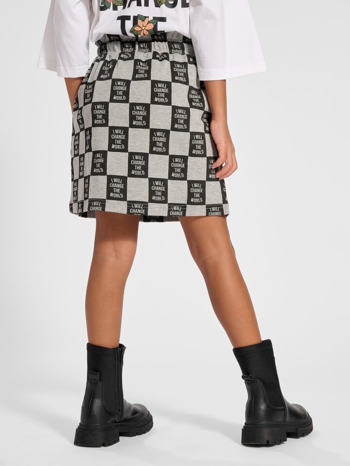 Юбка Sometime Soon Verstellbare Taille Skirt Stsmarilyn Mädchen, цвет GREY MELANGE — фото 3