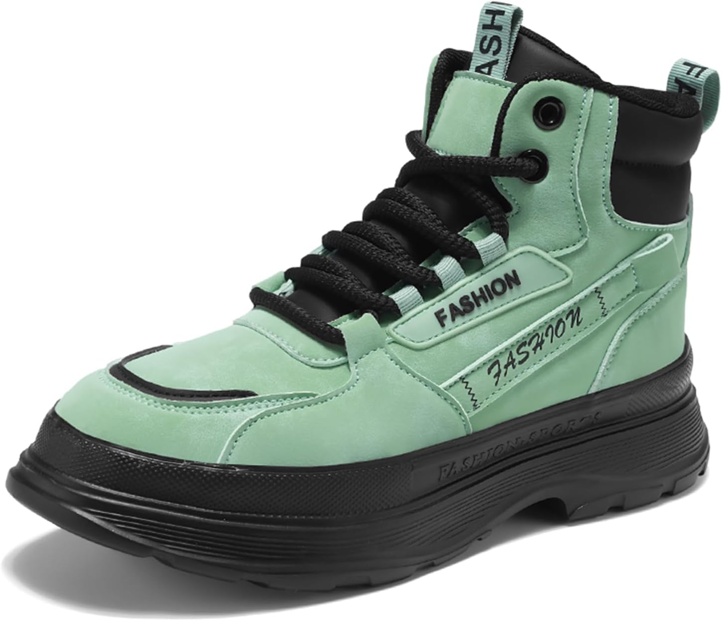 

Мужские модные кроссовки, походные ботинки, повседневная спортивная обувь для ходьбы, легкие высокие кеды Spwagym, зеленый