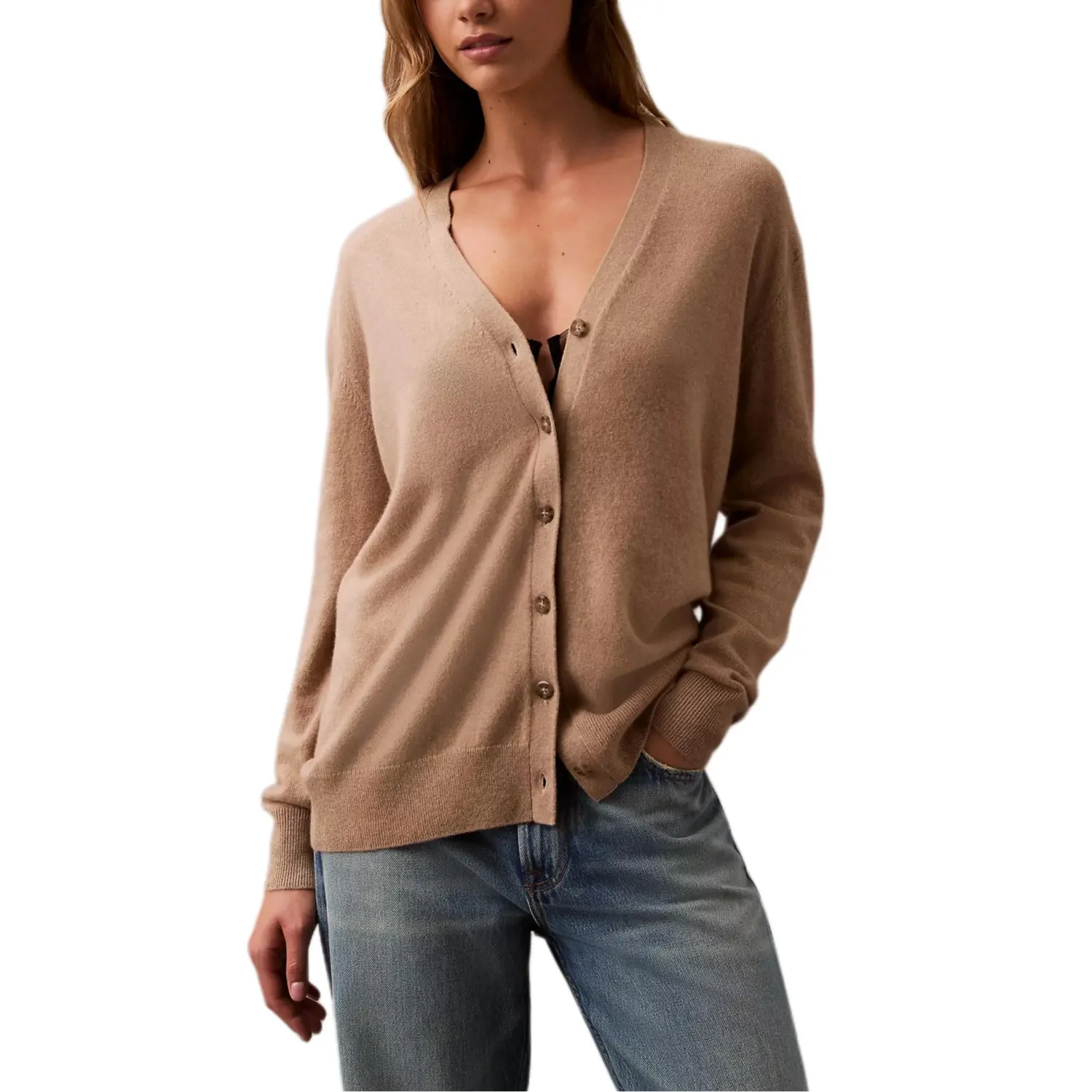 

Кашемировый свитер Women's Calvin Klein, светло-коричневый