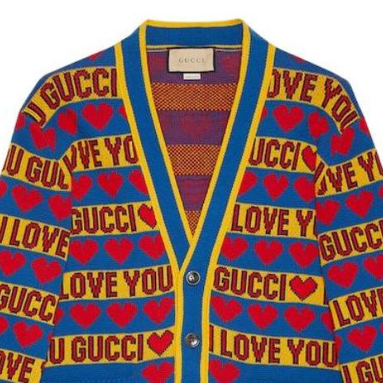 Коллекция ко Дню святого Валентина Трикотаж для мужчин Gucci, разноцветный — фото 4