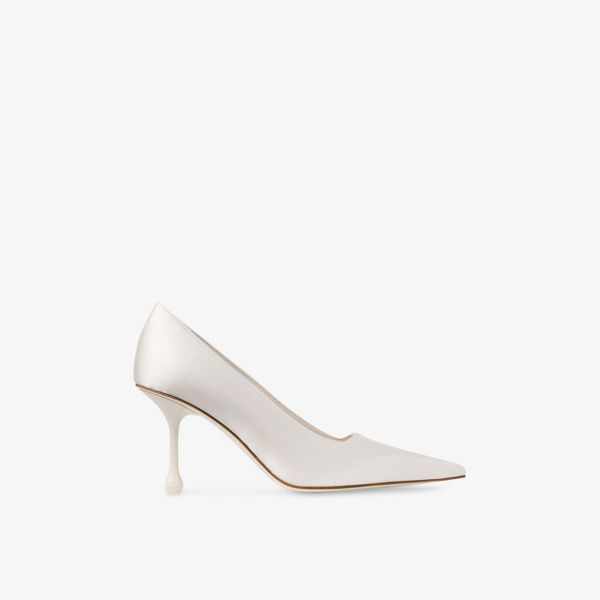 Туфли-лодочки Jimmy Choo Ixia 80 на каблуке, белый