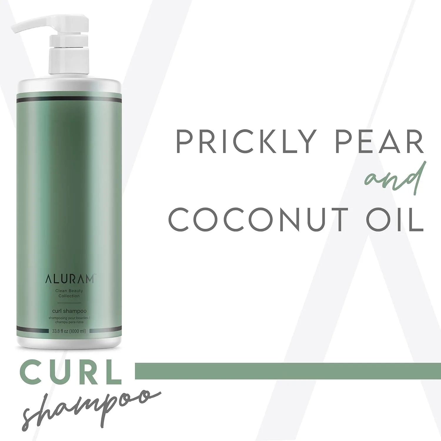 Шампунь ALURAM Curl, очищающий, с кокосовой водой, легкий, для кудрявых волос. 1000 мл (.) — фото 2