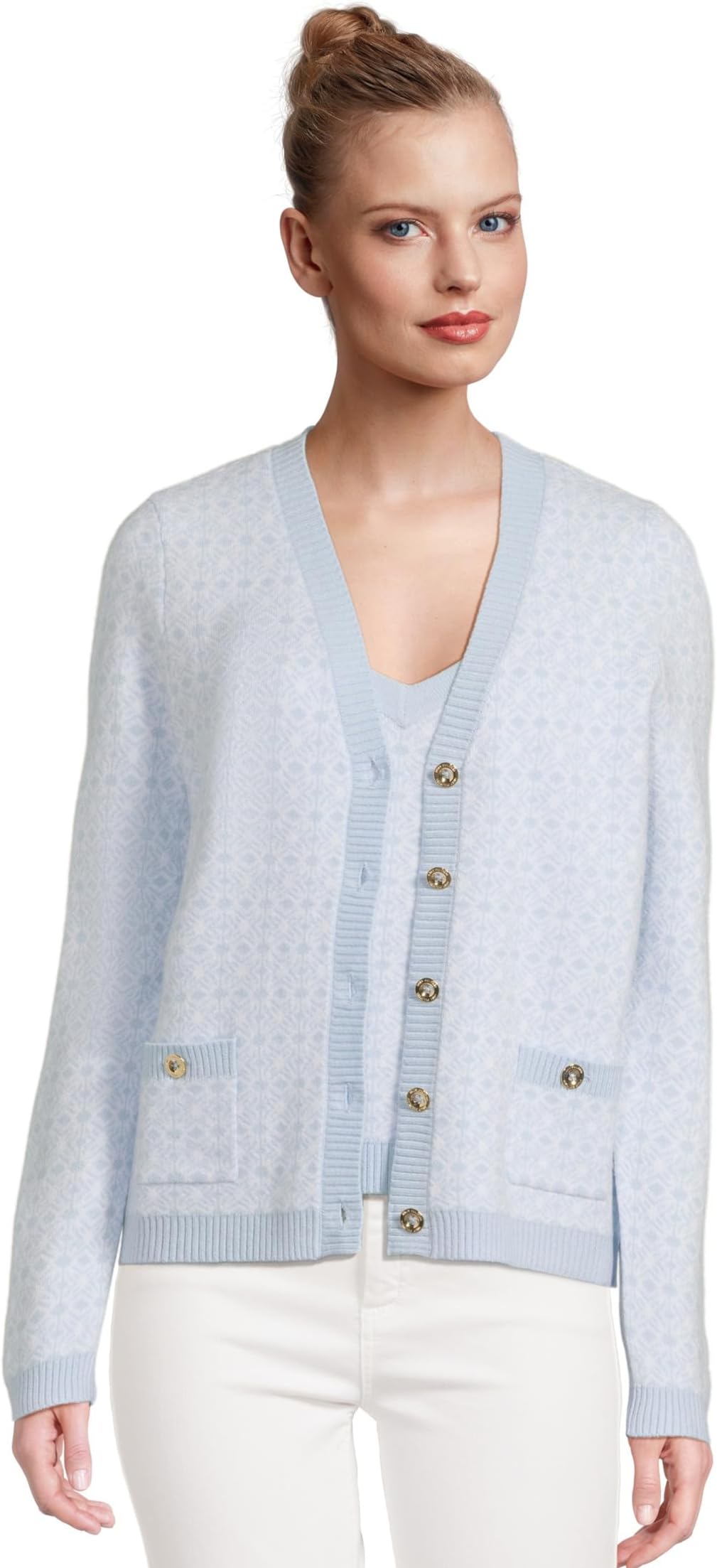 

Свитер Lilly Pulitzer Meilani Sweater Set, Bluette Brandmark Jacquard