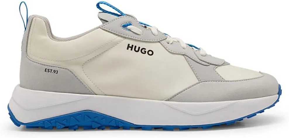 Мужские кроссовки HUGO Kane_runn_nylg для бега, Open White 124 — фото 3