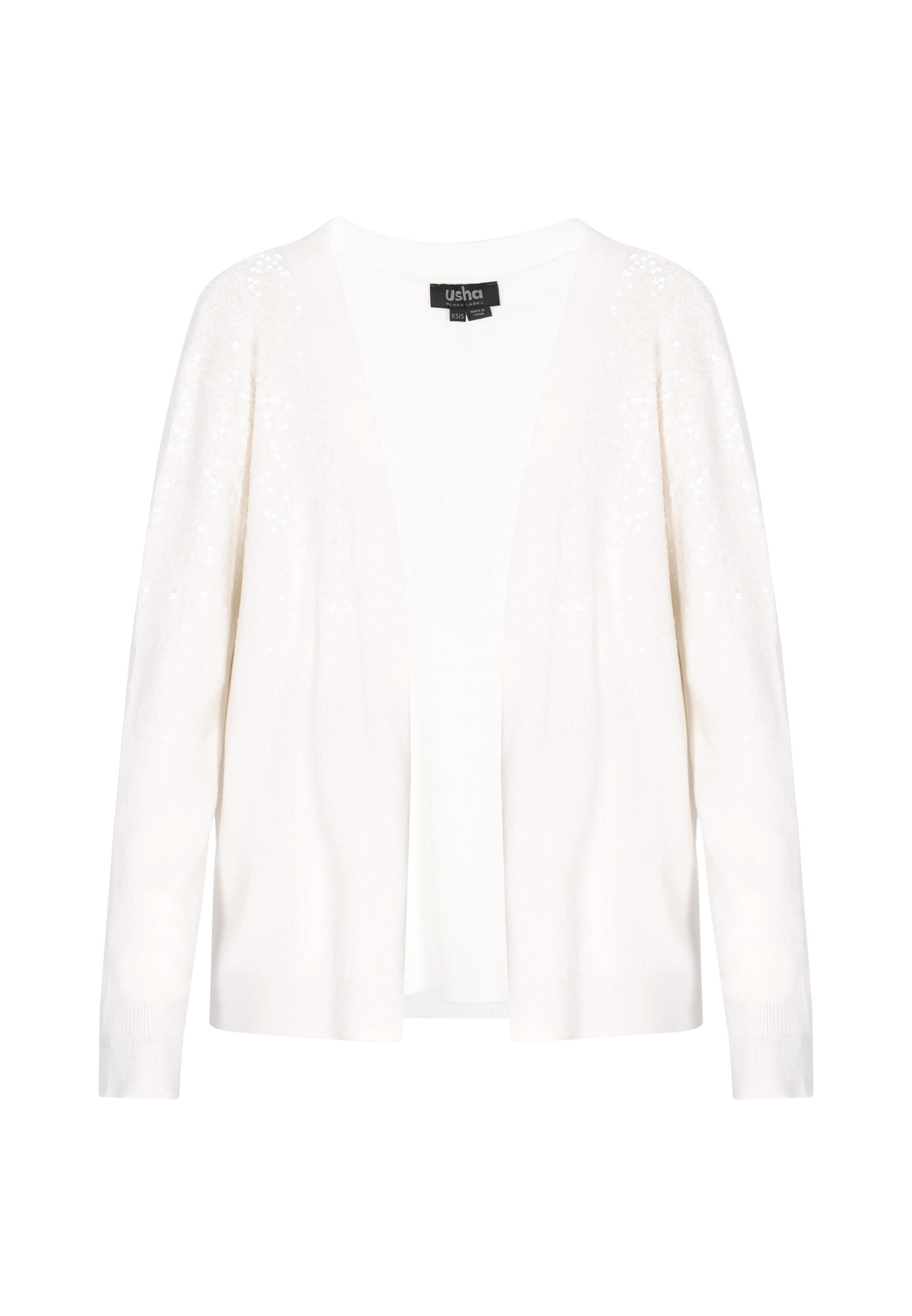 

Usha BLACK LABEL Кардиган из трикотажа в цвете off white