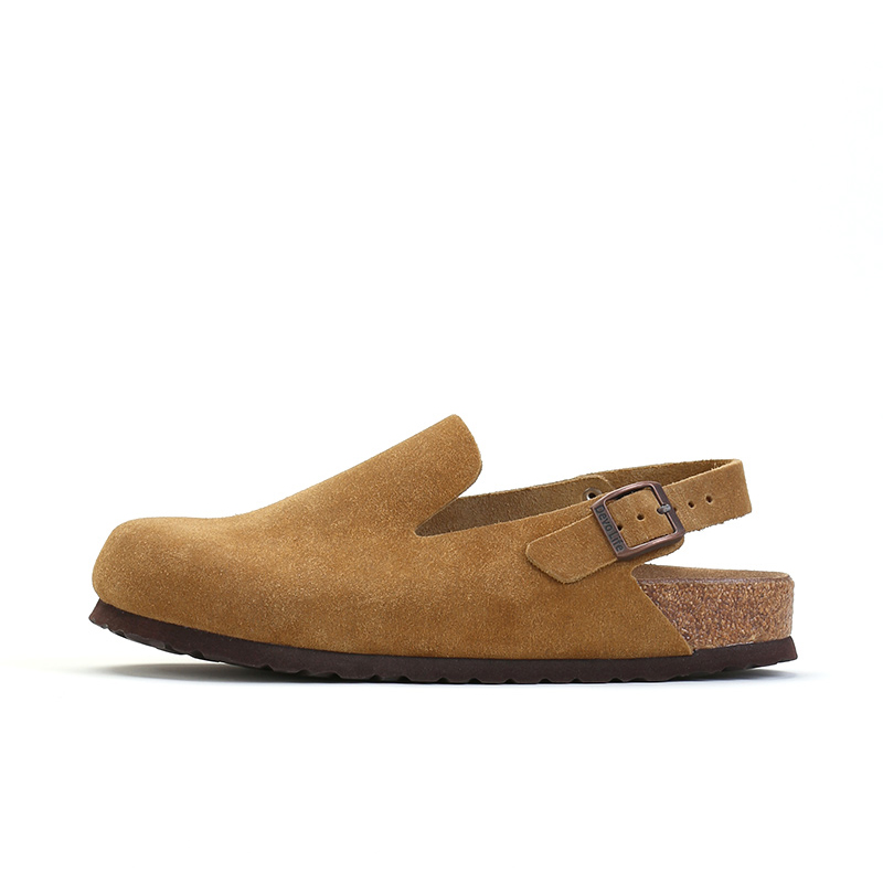 

Devo Life Стильные сандалии унисекс светло-бежевые замшевые, цвет Light Beige Yellow Suede