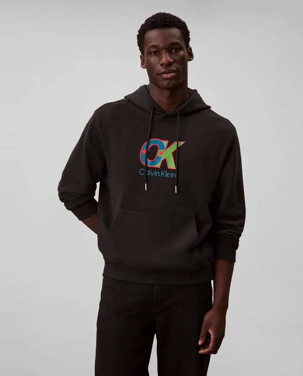 

Мужская толстовка с капюшоном Calvin Klein, черный