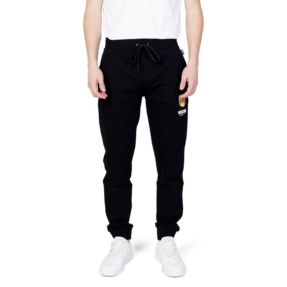 

Черные хлопковые джинсы и брюки Moschino