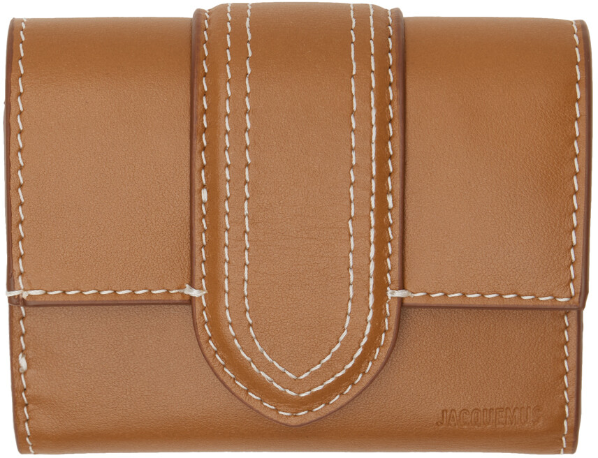 

Коричневый кошелек Les Classiques 'Le Compact Bambino' JACQUEMUS