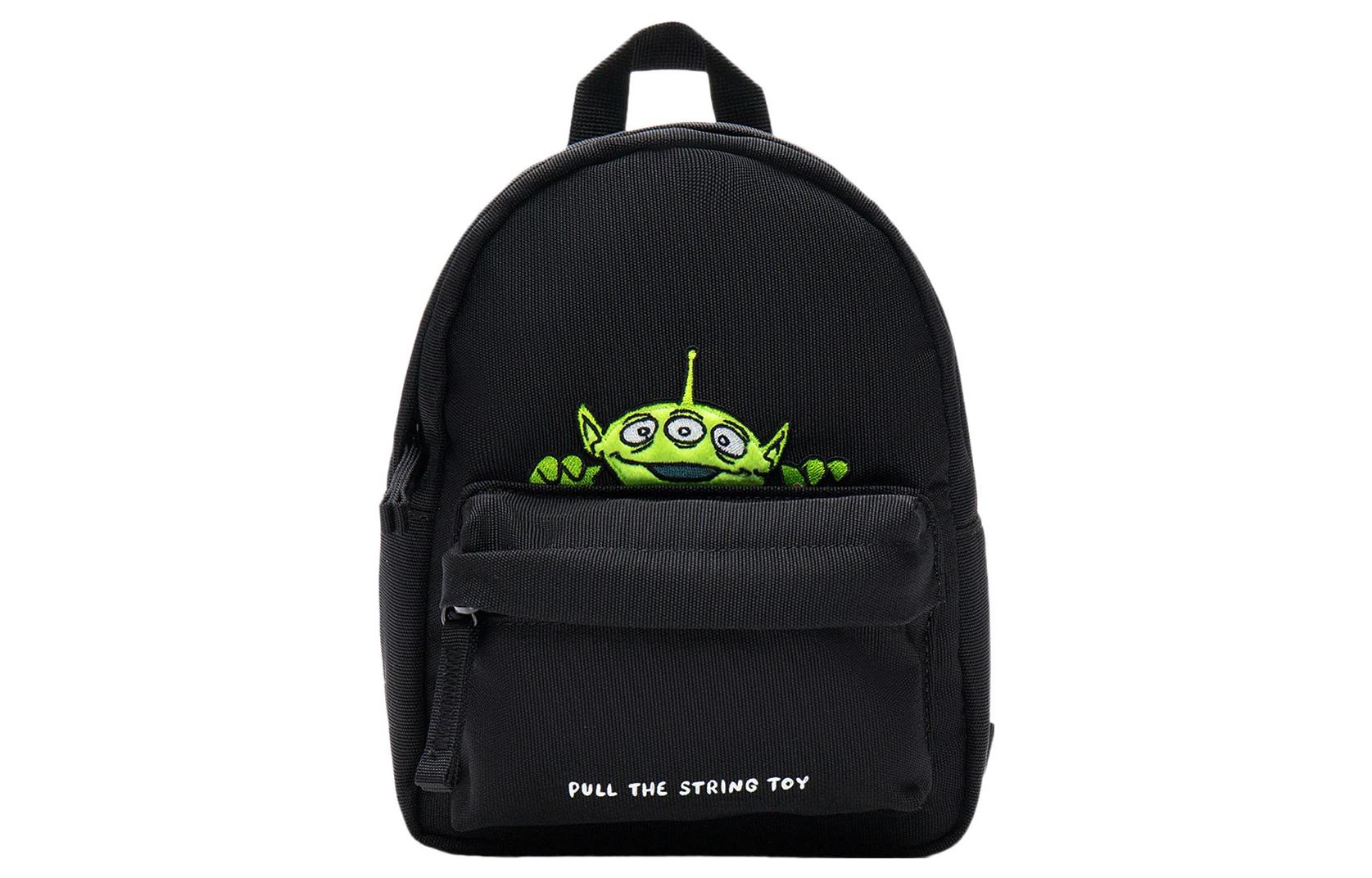 

LINING Дисней, совместный полиэстеровый рюкзак унисекс чёрный