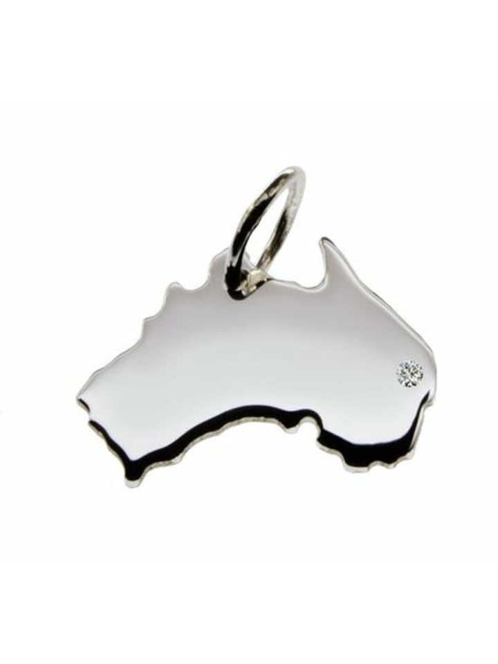 

Schmuckador Подвеска «Австралия» из серебра 925 пробы с блестящим покрытием