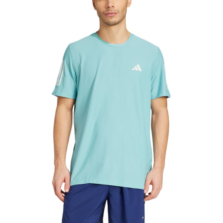 С AdiClub Футболка Own The Run Adidas, светлая мята — фото 3