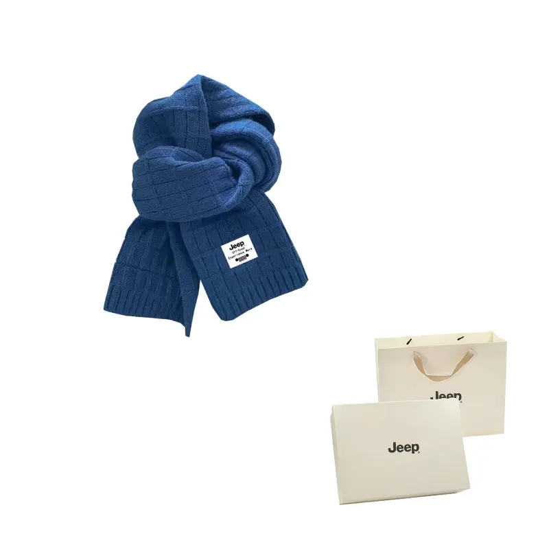 

Шарф из полиэстера Unisex Jeep, deep sea синий