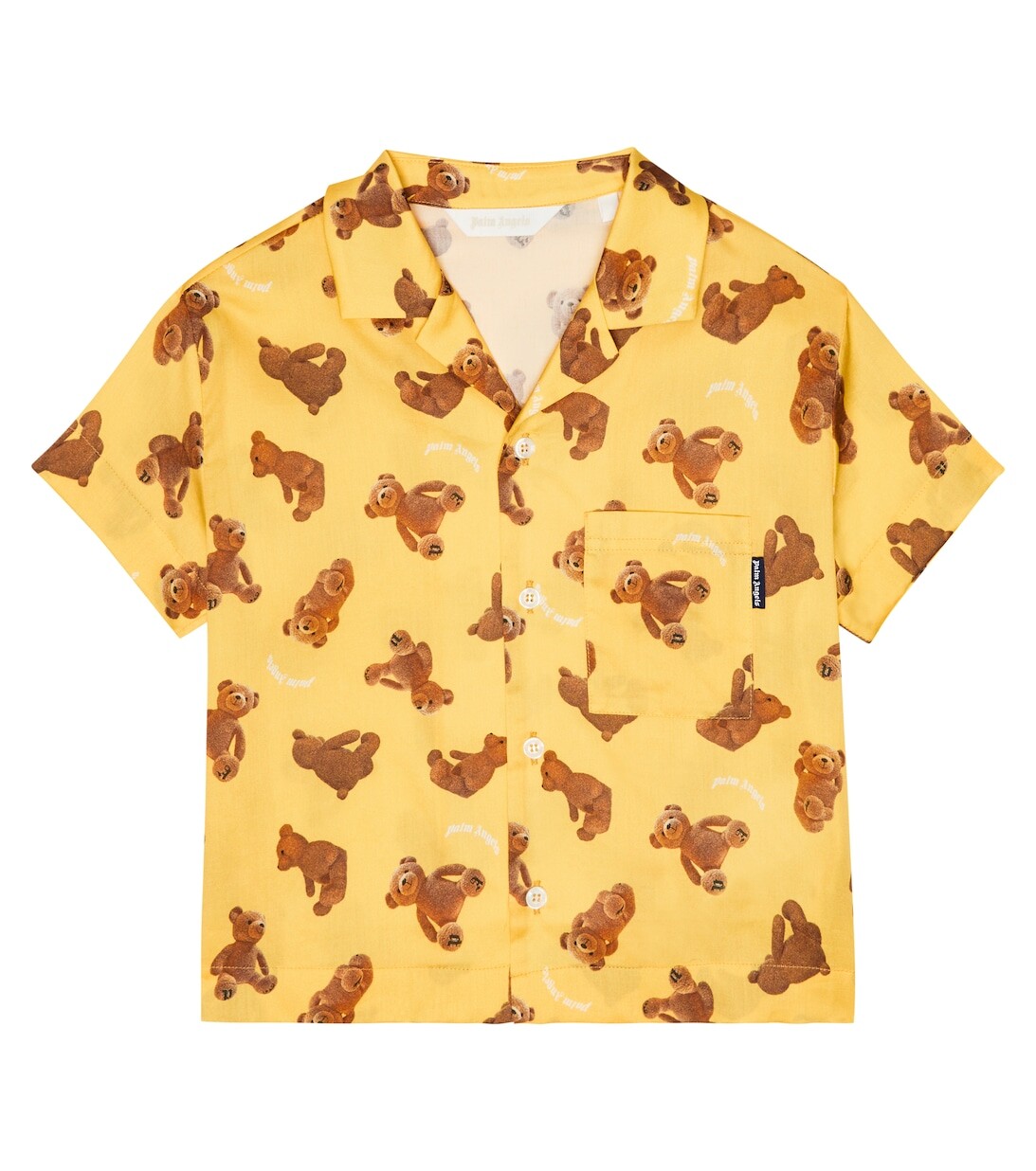 

Хлопковая рубашка для боулинга с принтом Palm Angels, разноцветный