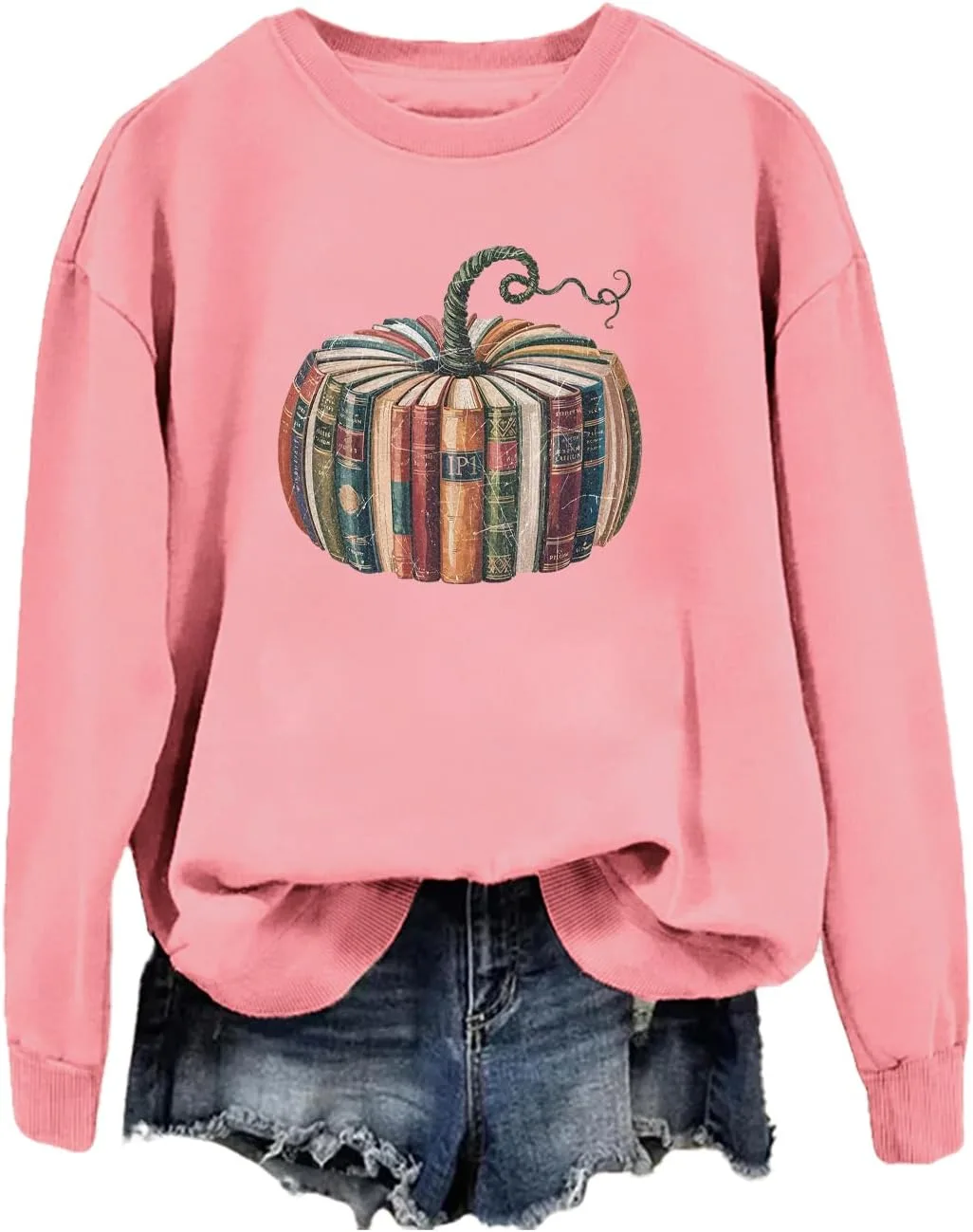 

Толстовка с принтом "Книга и тыква" TrueSHE