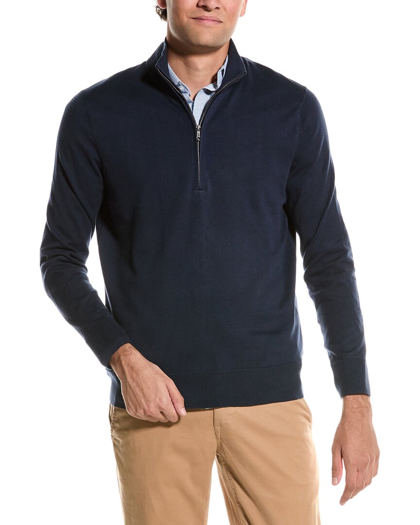 

Свитер-молния Swift 1/2 от Brooks Brothers, синий