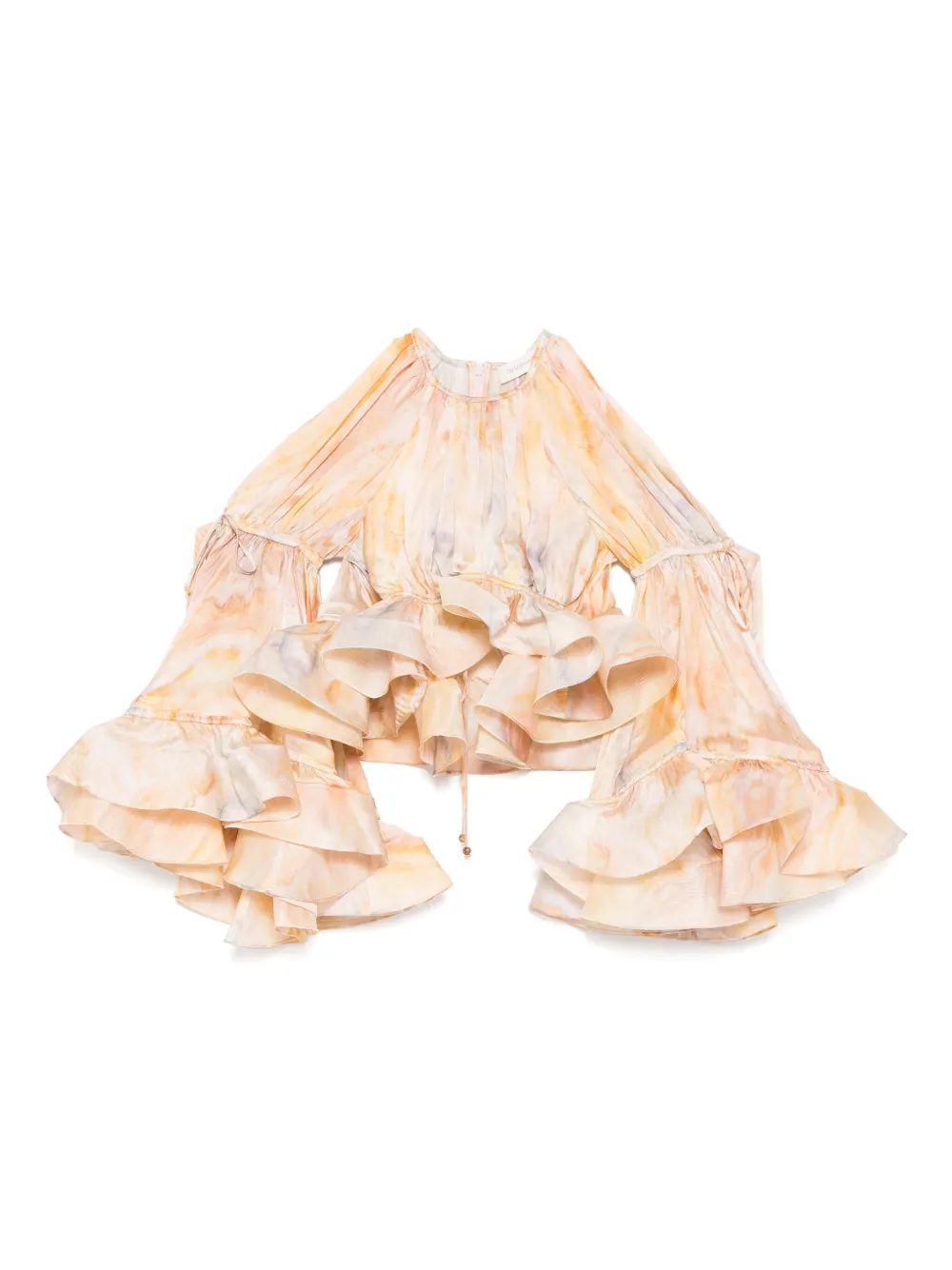 

Укороченная блузка ZIMMERMANN, желтый