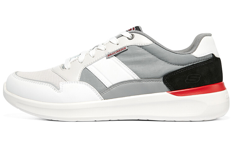 

Skechers Lattimore Lifestyle Shoes Men Low-top White Gray Black Red