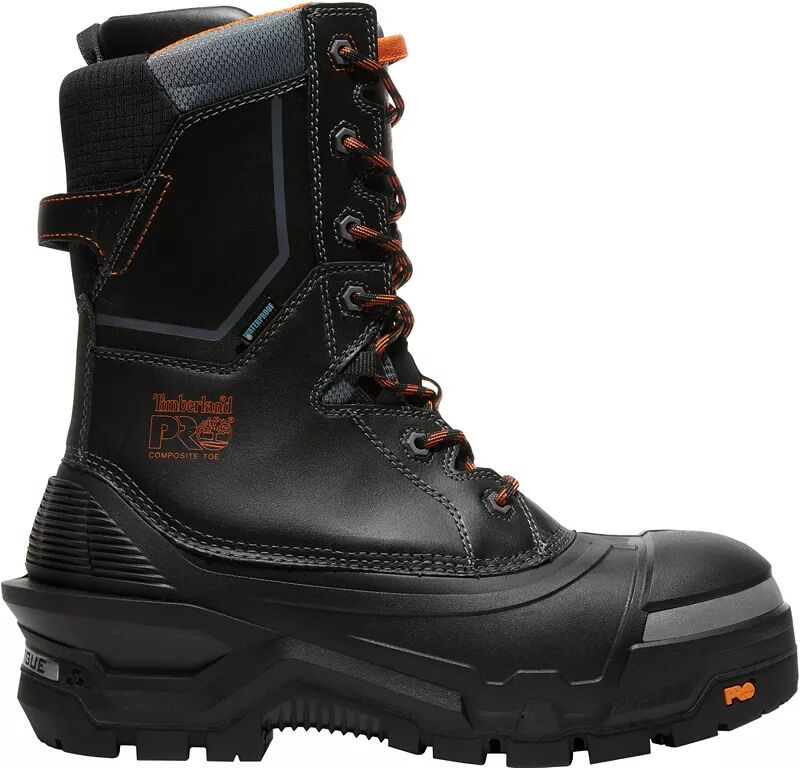 

Мужские рабочие ботинки Timberland PRO 10 дюймов Pac Max водонепроницаемые с композитным носком, черный