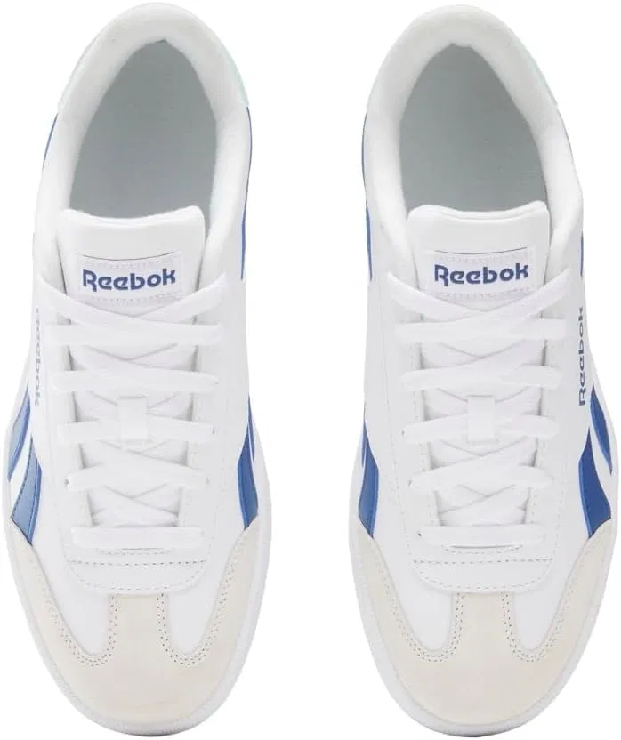 Кроссовки Reebok Smash Edge Suede, белый/голубой/бирюзовый — фото 2