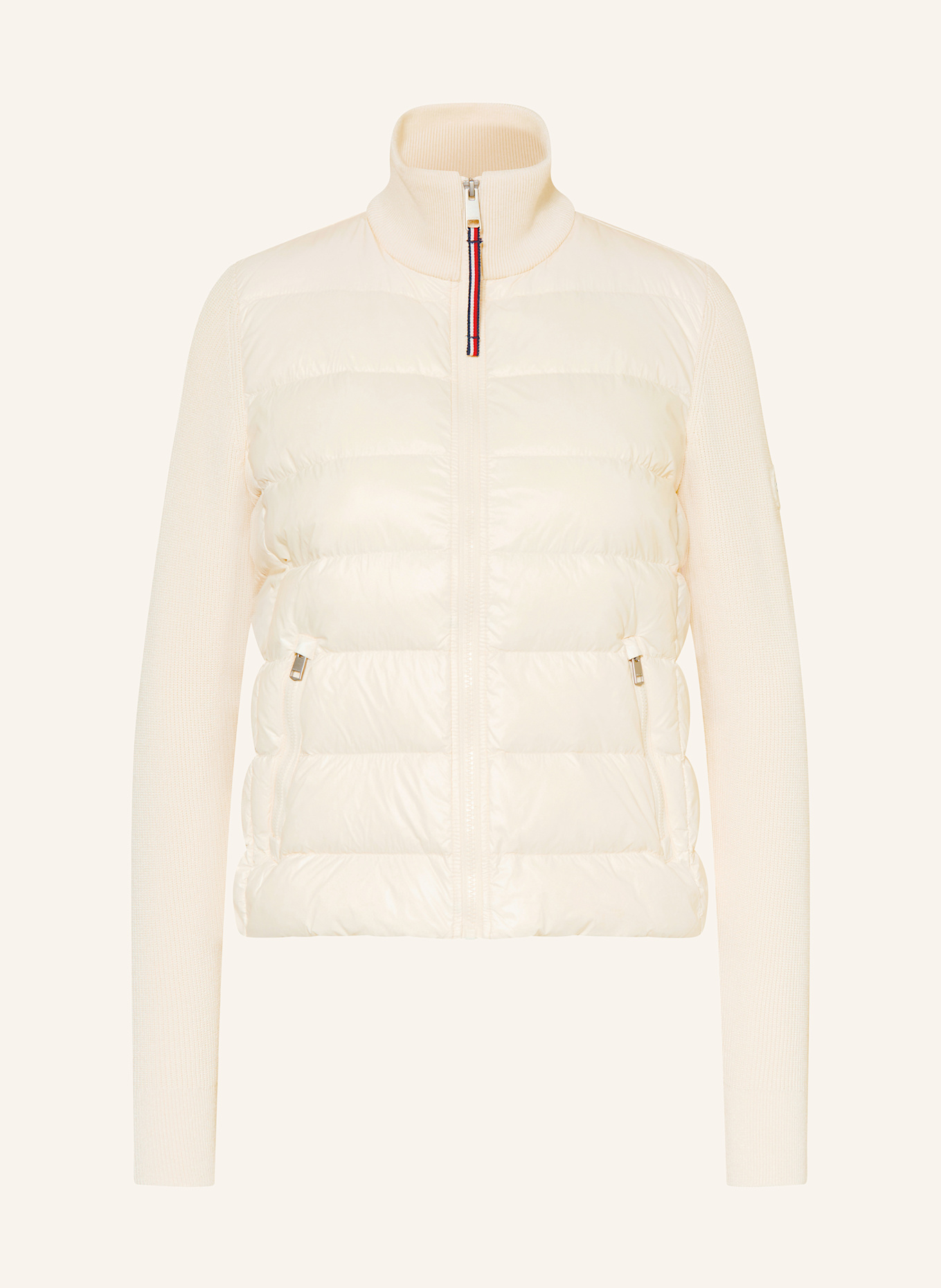

Пуховик из смеси материалов Tommy Hilfiger, экрю