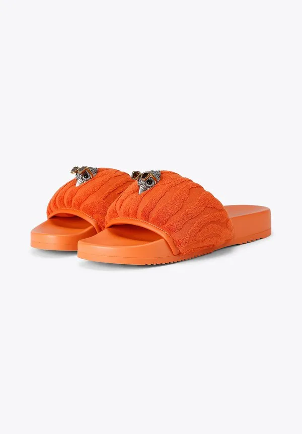 Мулы-«Орлиные пушистики» Kurt Geiger London, Orange — фото 2