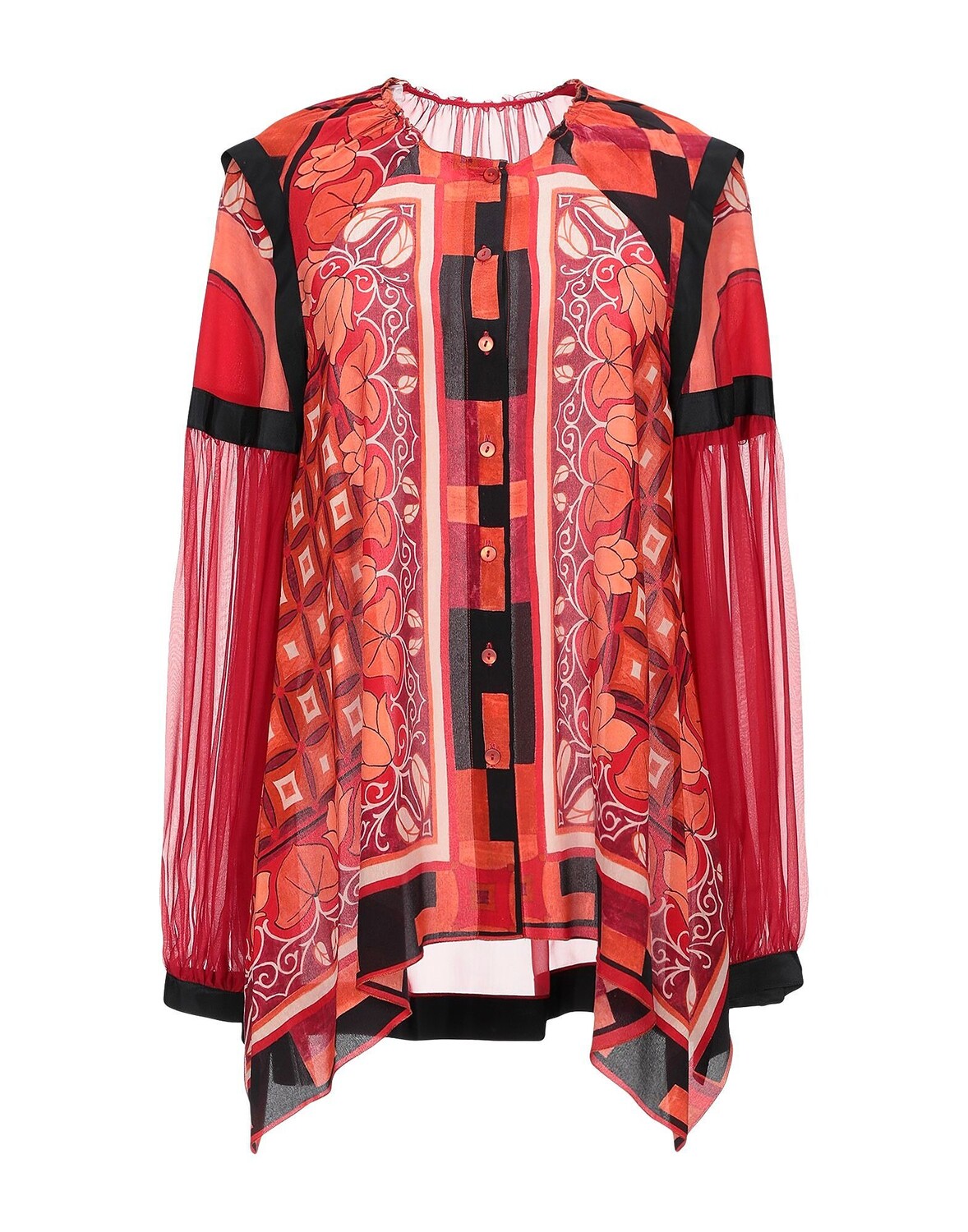 

Рубашка Alberta Ferretti, красный