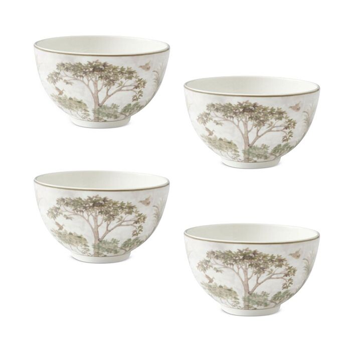 

Kit Kemp от Spode Tall Trees Чаша для риса, набор из 4 шт, мультиколор