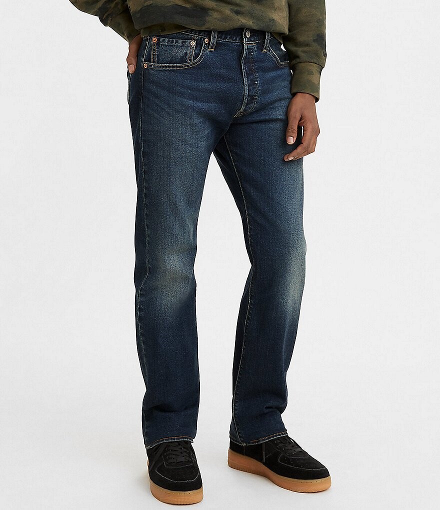 

Мужские джинсы Levi's 501 Original прямого кроя, синий