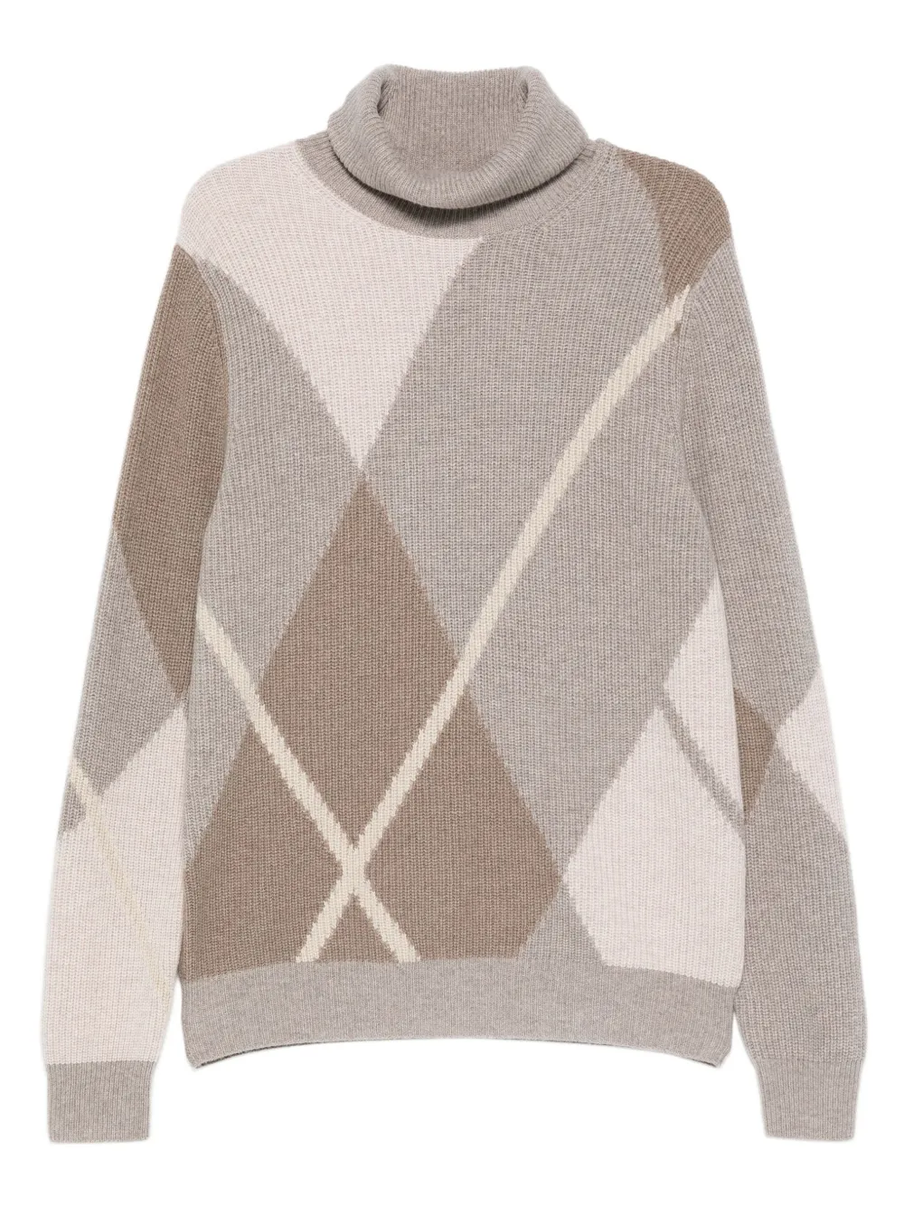 

Свитер с узором аргайл Eric Bompard, нейтральный