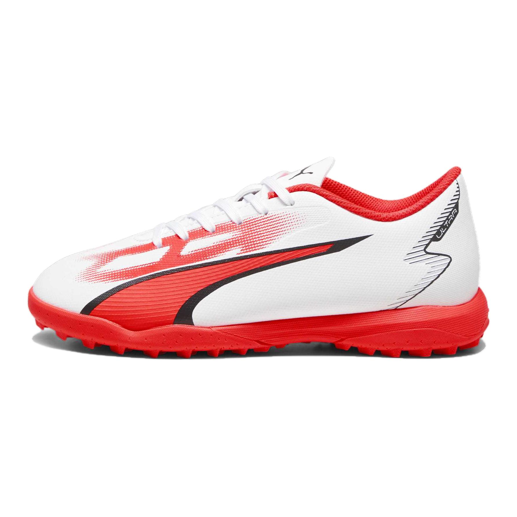 

Детские футбольные бутсы низкие Ultra Play Balance белый красный черный Kids' PUMA