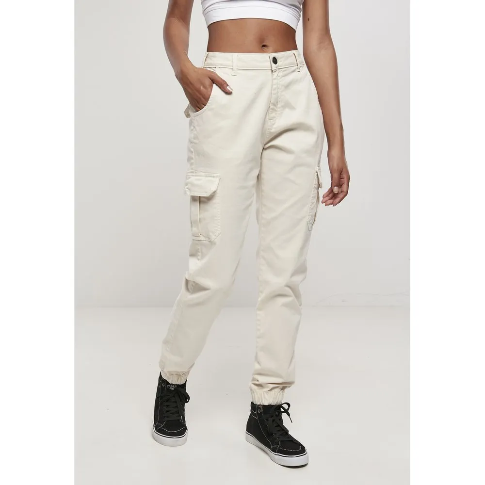 

Брюки карго Urban Classics Big high waist, белый