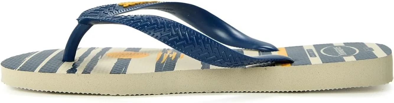 Мужские шлепанцы Havaianas Top Nautical, темно-синий/бежевый — фото 2
