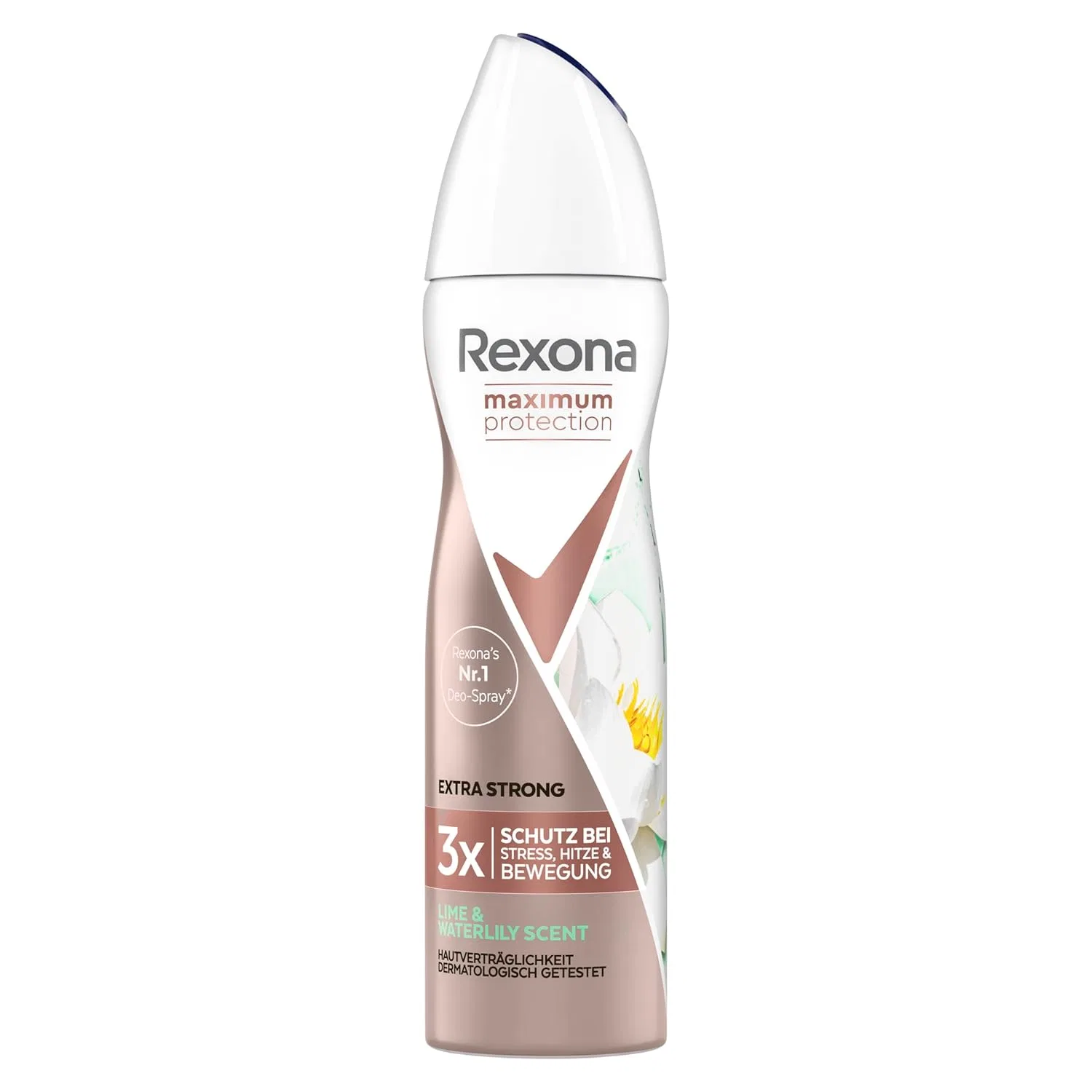 Антиперспирант-спрей Rexona Maximum Protection с ароматом лайма и кувшинки, 150 мл Rexona