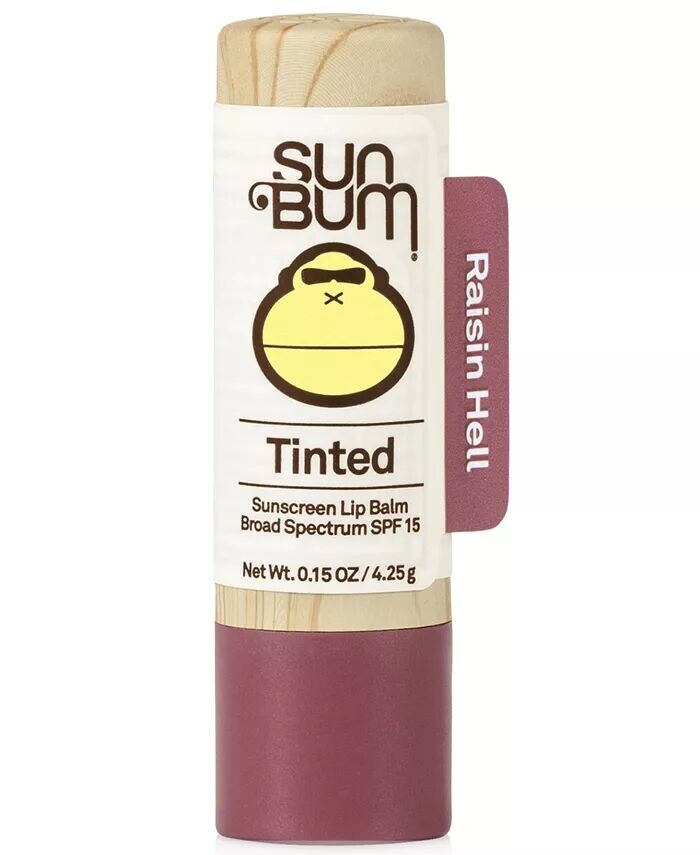 

Тонированный солнцезащитный бальзам для губ SPF 15, 0,15 унции Sun Bum, цвет Nude Beach