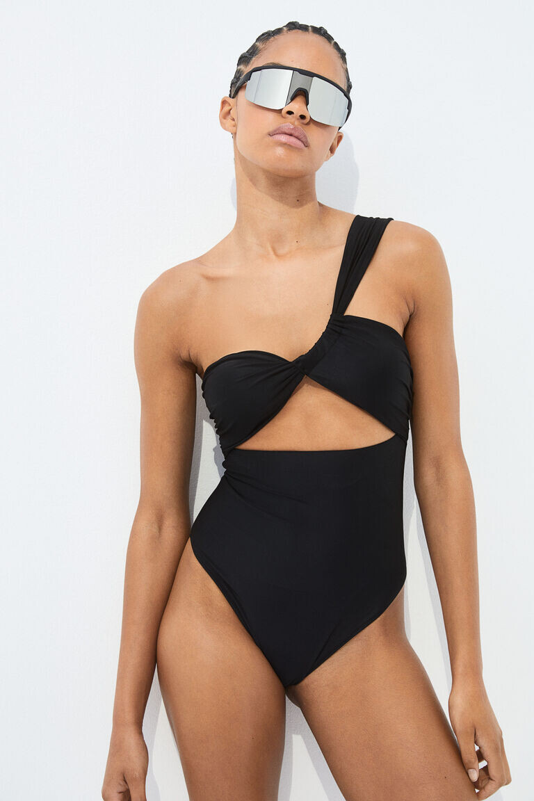 

Купальник с мягкой чашкой и вырезом H&M, черный