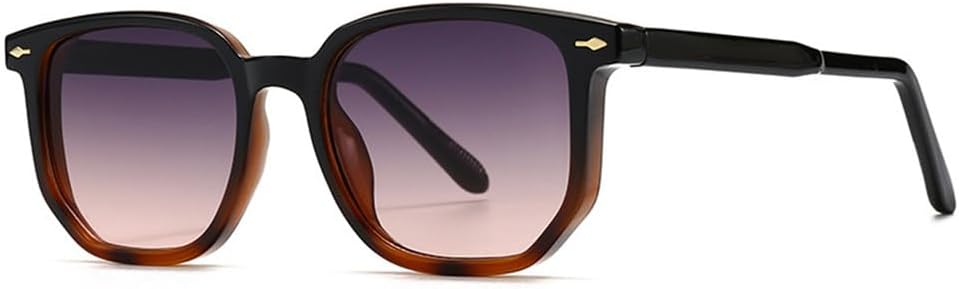 

Женские солнцезащитные очки с заклепками и градиентным переходом, мужские очки с защитой от УФ-излучения UV400 для занятий спортом на открытом воздухе, бега и езды на велосипеде generic, Black Grey Pink