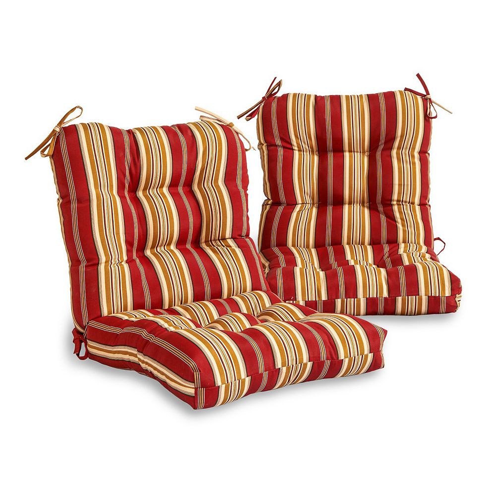 

Greendale Home Fashions Подушки для уличного обеденного стула, упаковка из 2 шт., цвет Roma Stripe