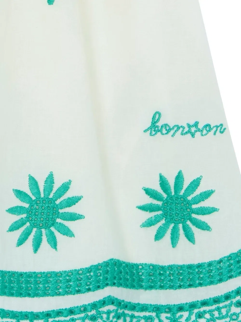 Платье Анна с оборками и цветочным принтом Bonton, нейтральный — фото 2