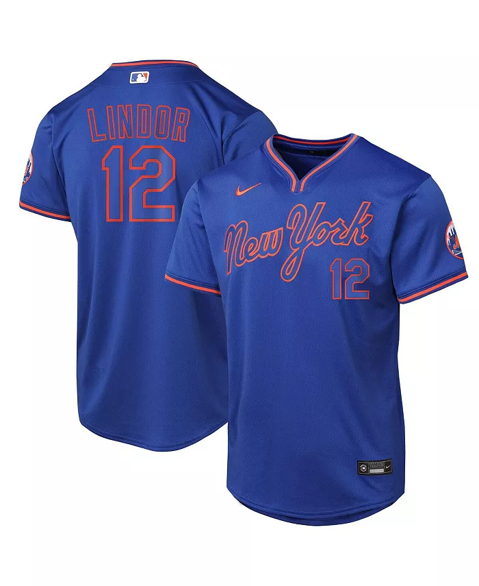 

Джерси игрока Big Boys and Girls Франсиско Линдор Ройал New York Mets Alternate Limited Nike