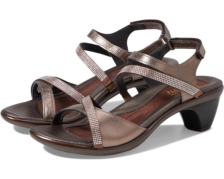 Туфли Naot Innovate, цвет Radiant Copper Leather/Copper Rhinestones