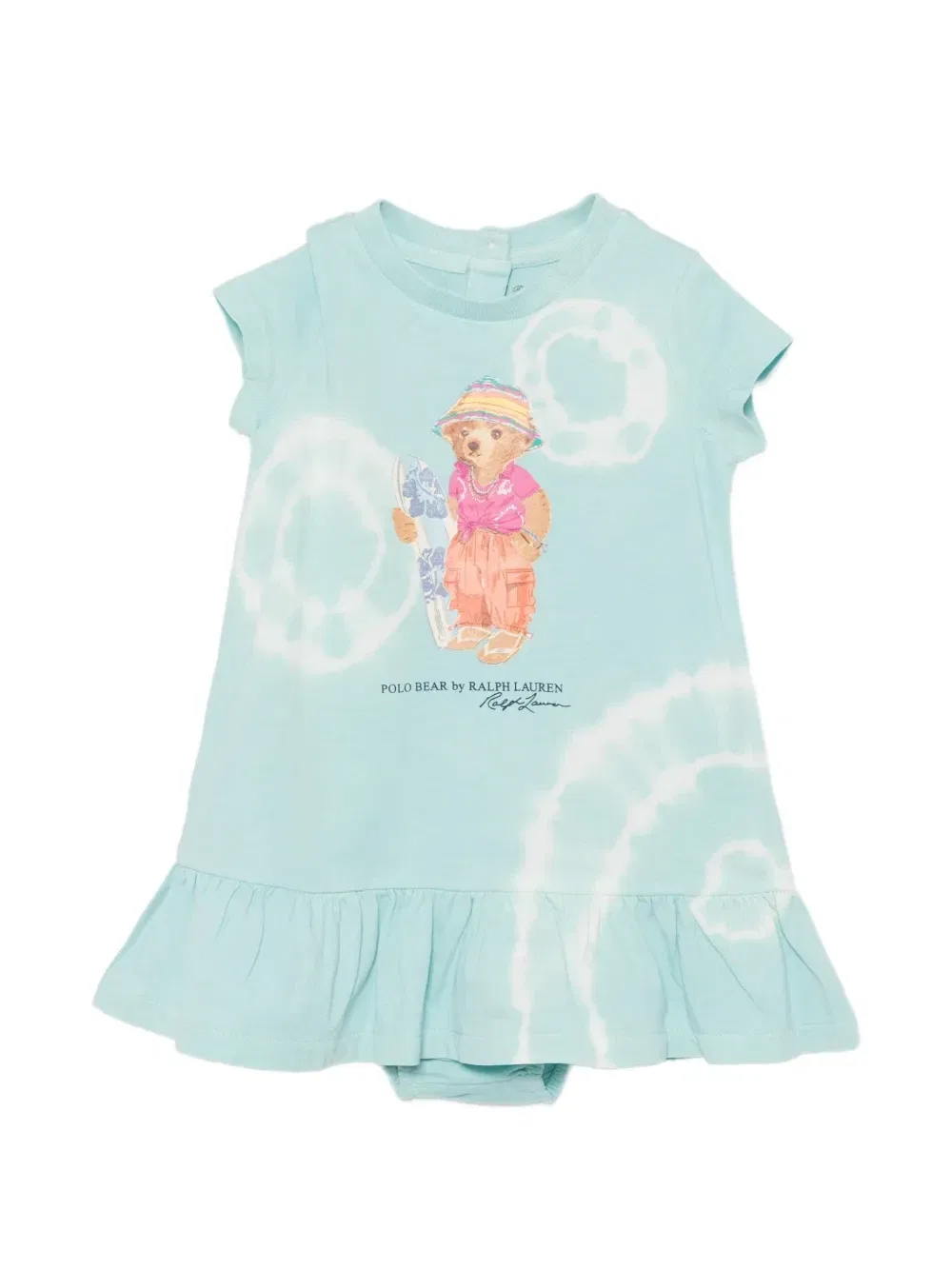 Платье с логотипом (комплект из двух) Polo Ralph Lauren Kids, синий