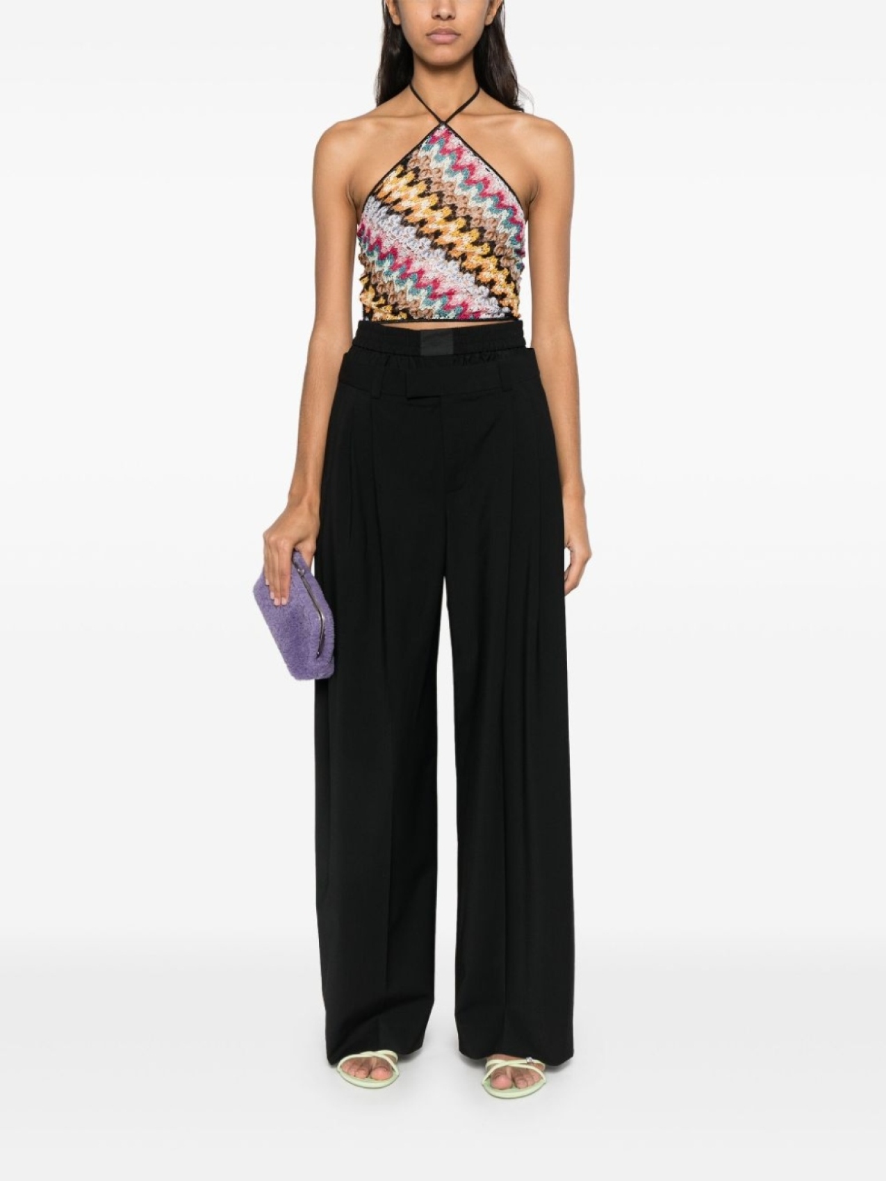 

Missoni топ с узором зигзаг, черный