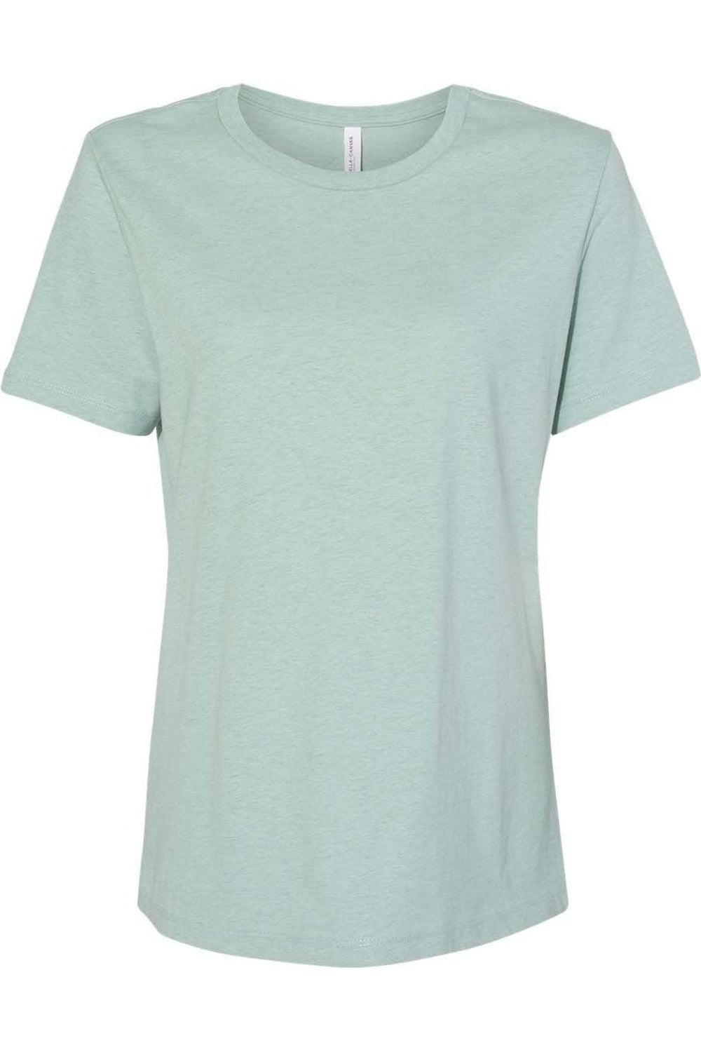 

Женская свободная футболка BELLA + CANVAS Heather CVC, цвет heather prism dusty blue