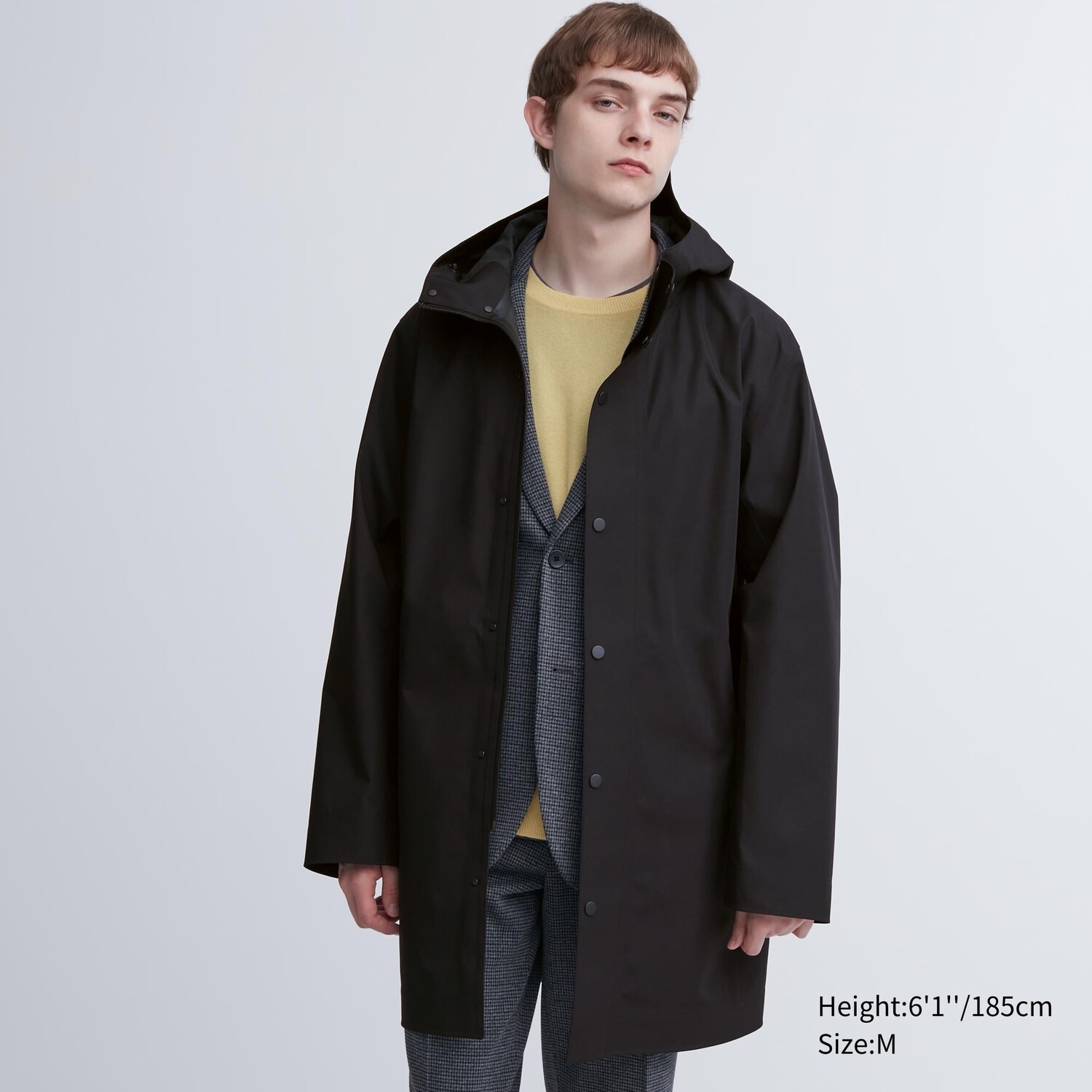 

BLOCKTECH Пальто Uniqlo, черный